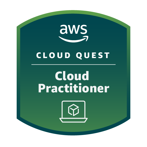 AWS Cloud Practitioner Cloud Quest badge